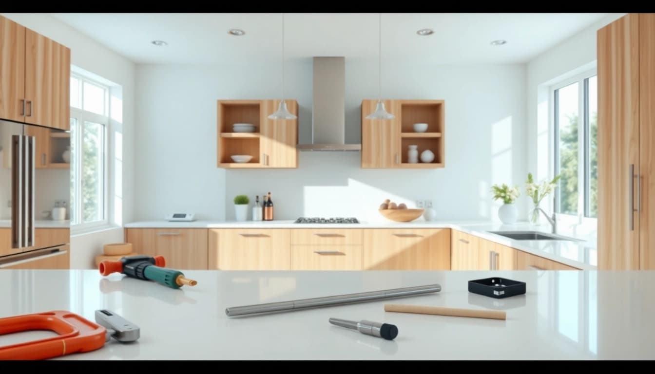 Experience Cabinet Refacing Largo FL with stunning kitchen transformations highlighting modern cabinetry.