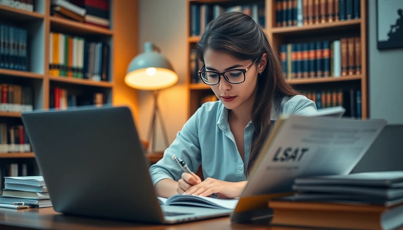 Hire someone to take lsat for you while studying in a cozy environment focused on preparation.