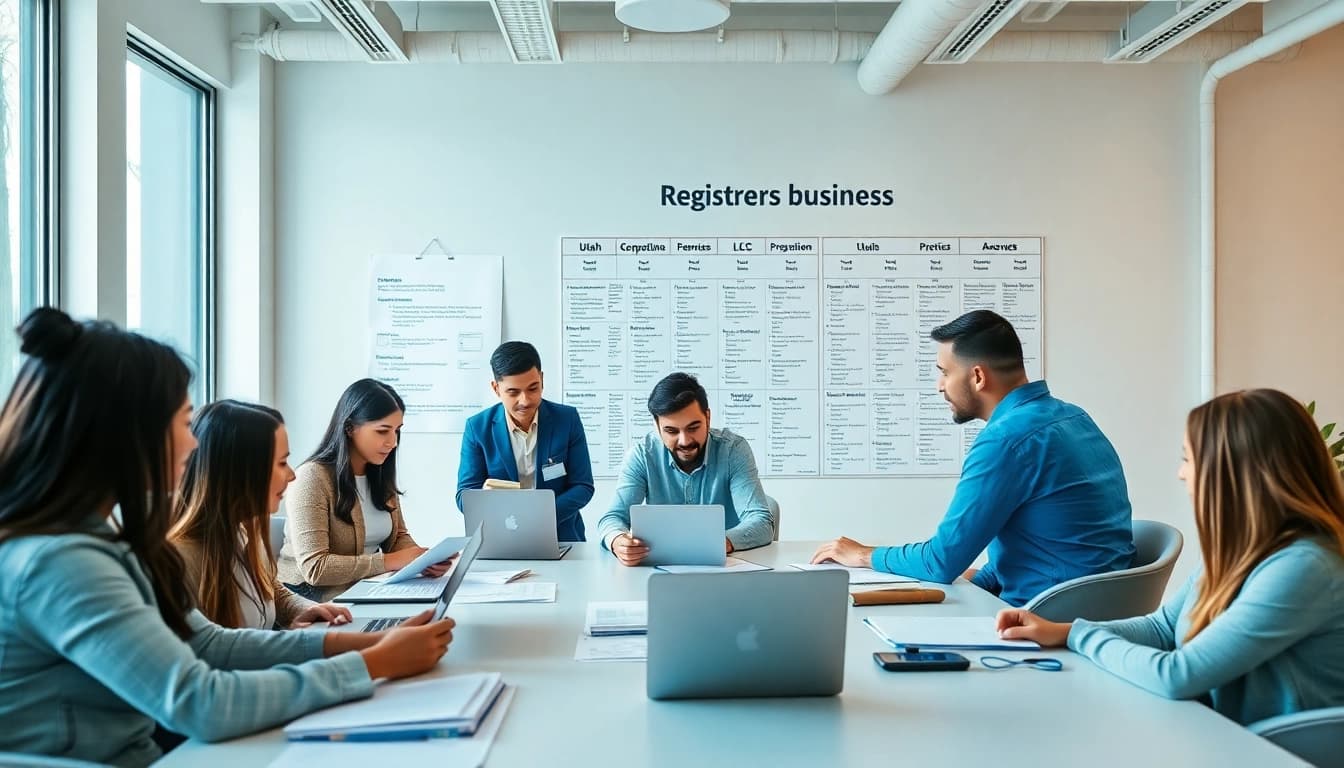 Register Utah LLC with confidence in a professional office environment.