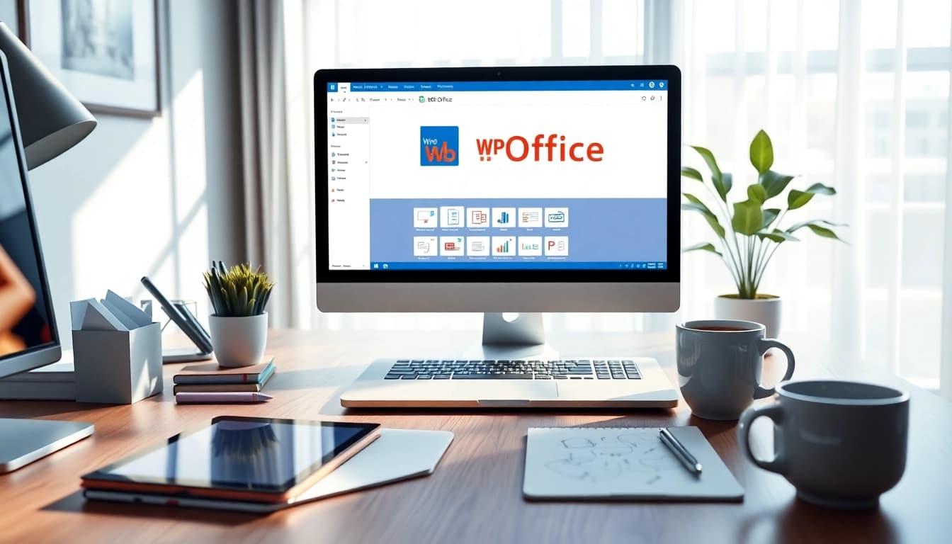 在现代办公工作空间中探索 WPS Office 的功能与生产力工具。