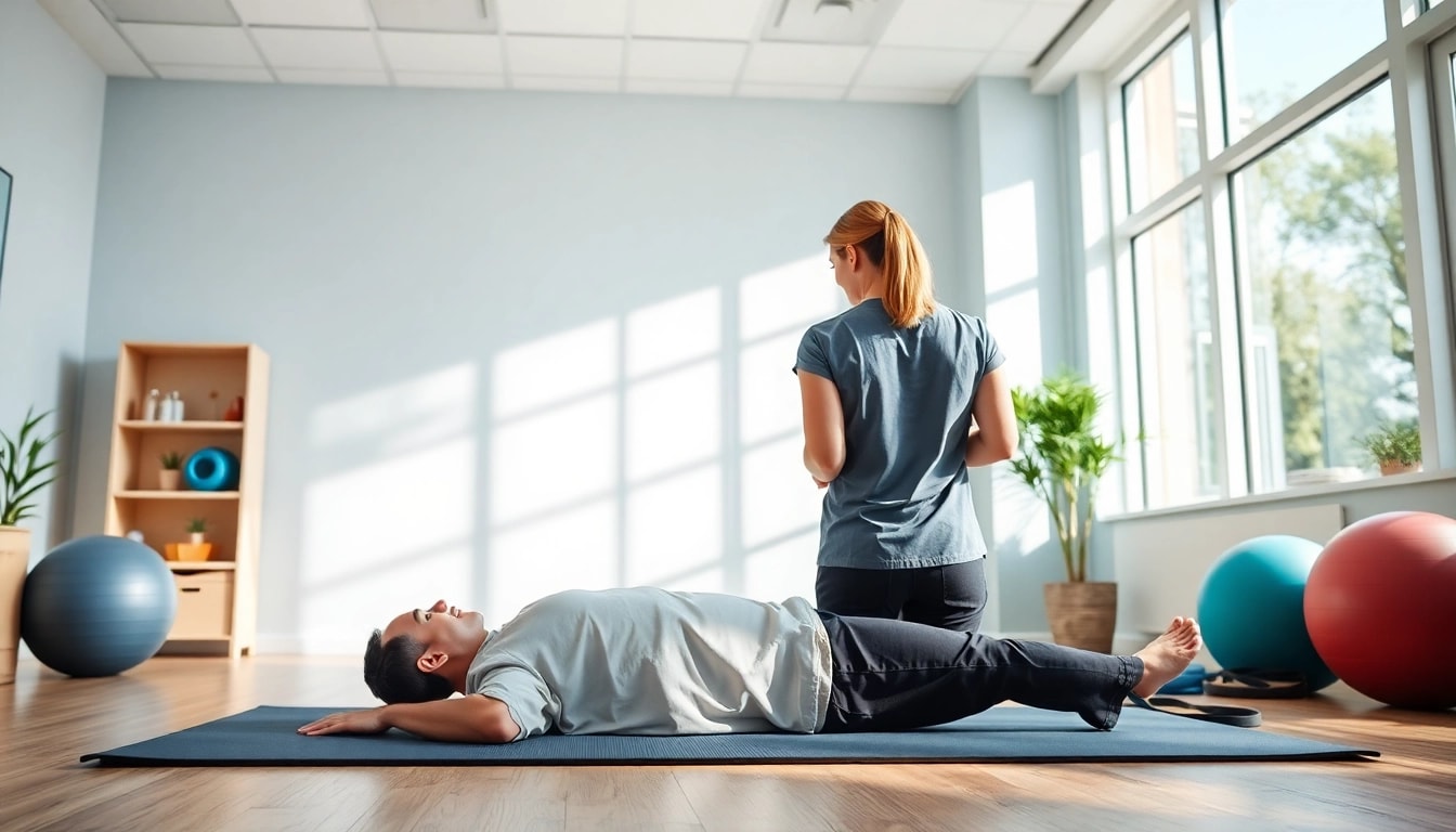 Engaging healthcare professional providing effective back pain solutions during a therapy session.