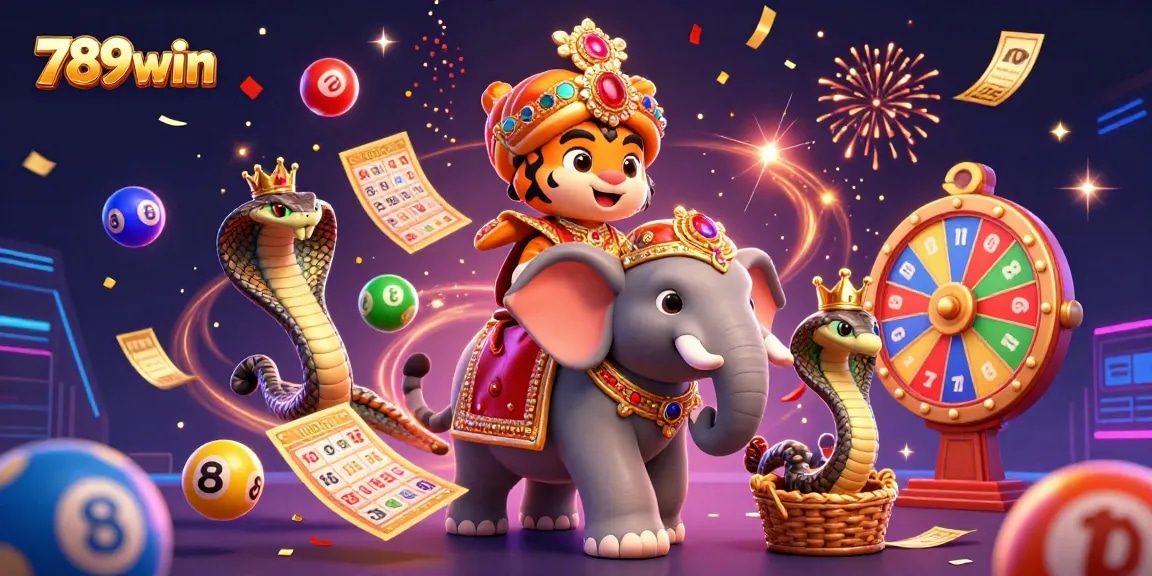 Engage in thrilling lottery action with 789win through vibrant scenes of celebration and winnings.