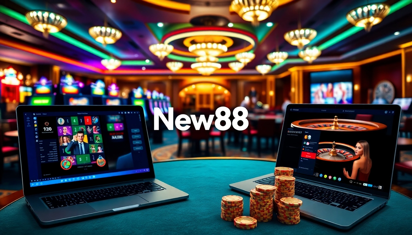 Experience thrilling gameplay at https://vnew88.vip/ with vibrant casino tables and exciting action.