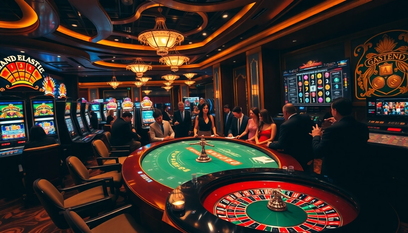 Experience thrilling gambling at https://kjc.marketing/ with elite players at a luxurious poker table.