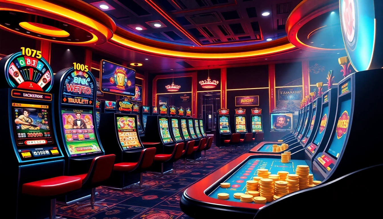 Online gambling excitement at ingatbola88 with vibrant casino graphics and dynamic gameplay.