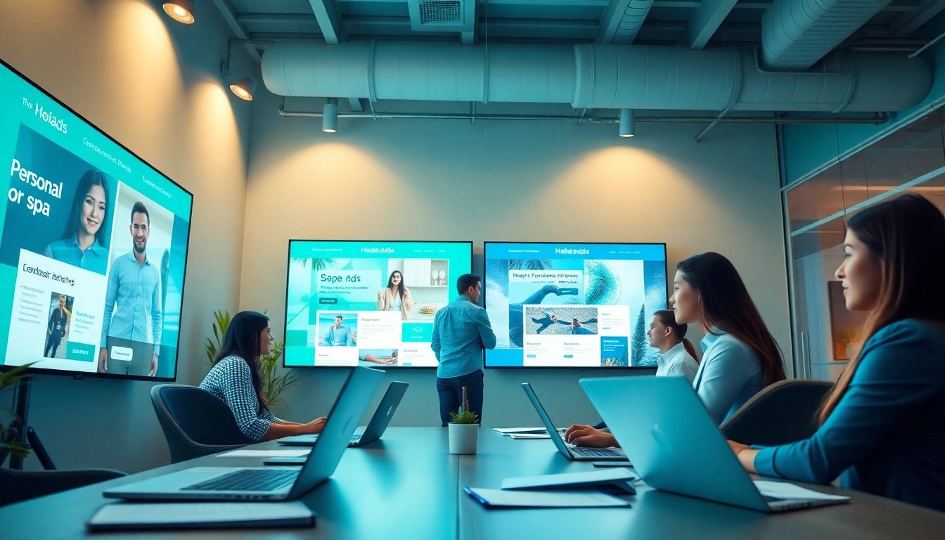 Hela Ads showcasing a modern digital marketing workspace environment.