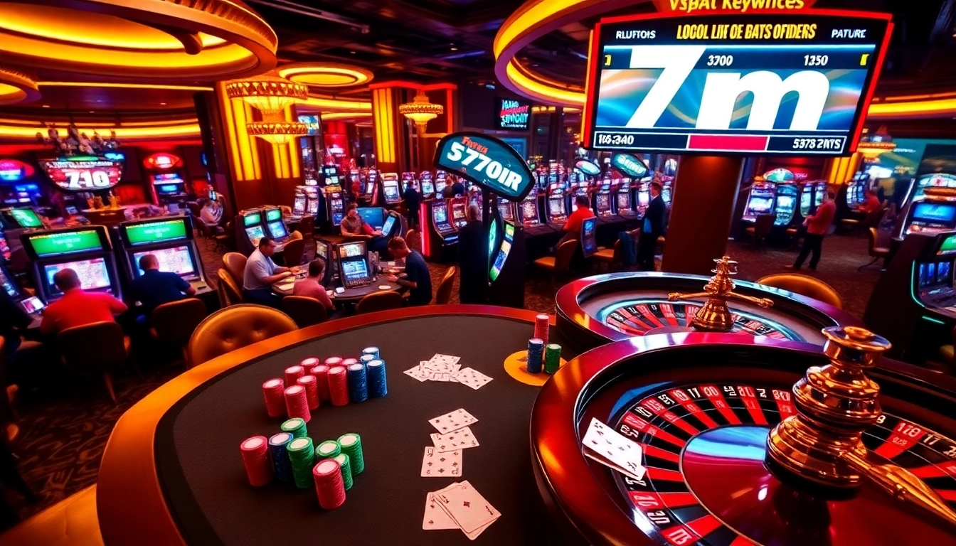 Experience the thrill of gambling with engaging 7m live score displays and vibrant casino action.