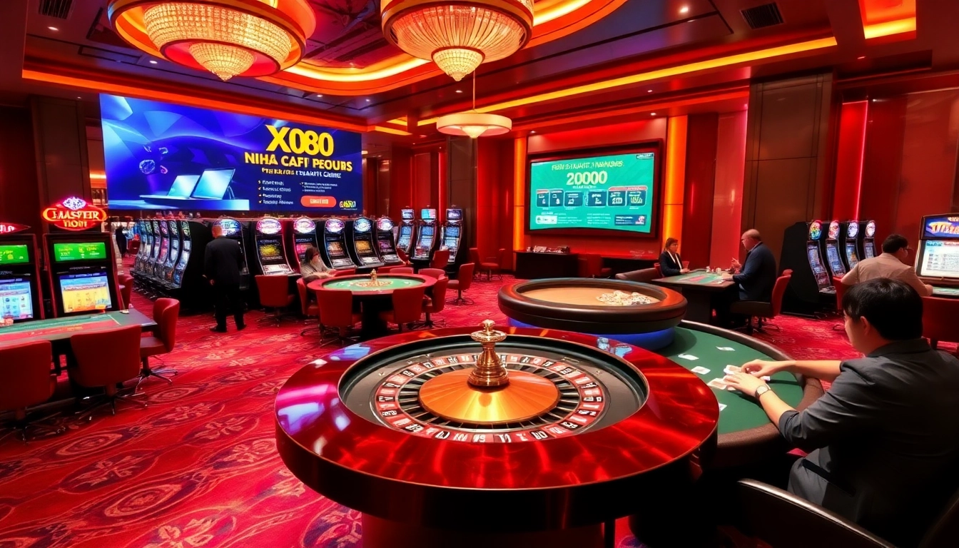 Experience the thrill of gambling at Nhà cái xx88 with vibrant casino games and lively players.