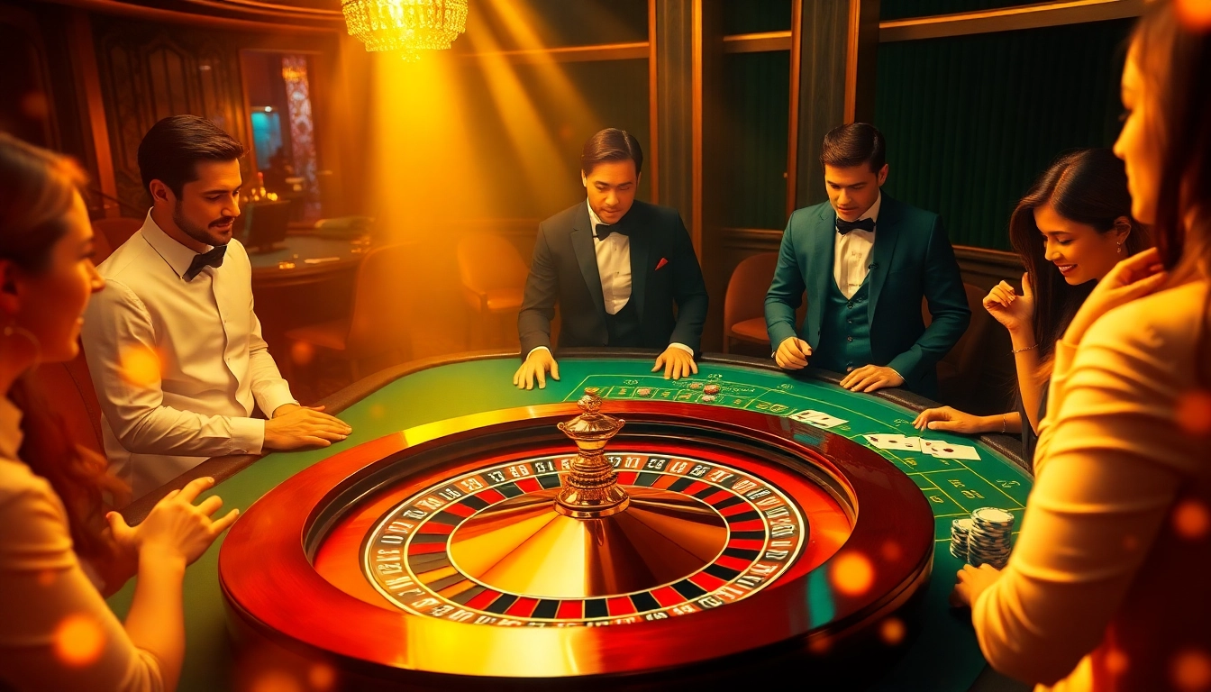 Experience the thrill of the s8 roulette table in a luxurious casino setting.