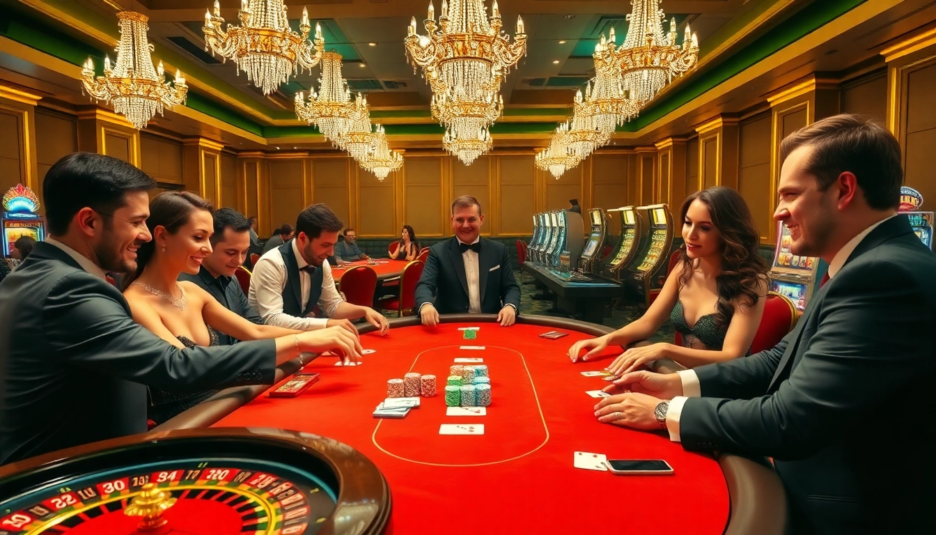 Experience thrilling gameplay with go8.com at a luxurious casino table setting.