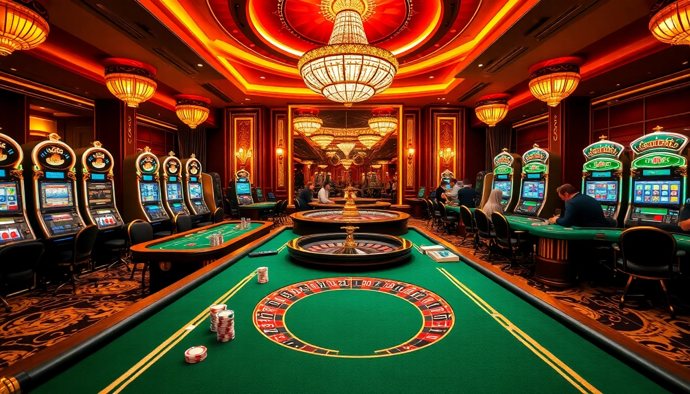 Action-packed players at Go8 Casino gaming tables, showcasing vibrant atmosphere and excitement.