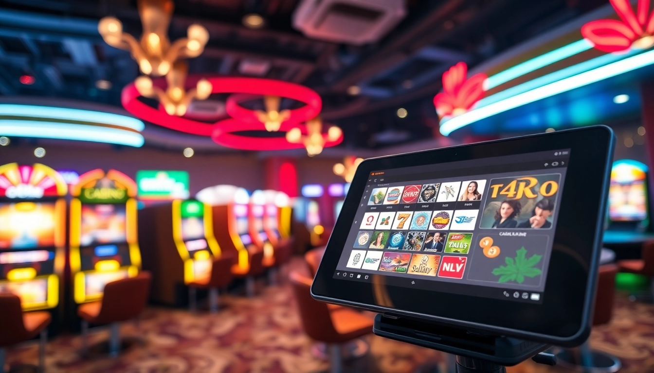 Experience the excitement of online gaming at vin777.gb.net with vibrant casino scenes.