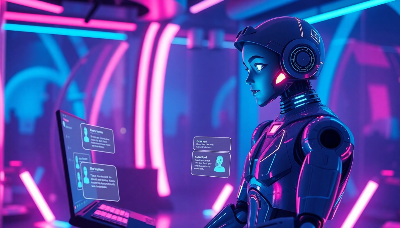 Engaging interaction with the best nsfw ai chatbots in a vibrant virtual environment.