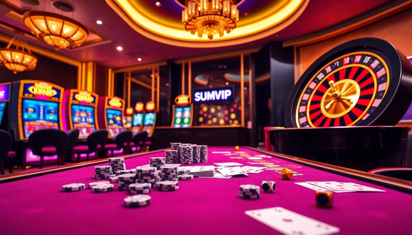 Engaging players at Sumvip with a vibrant casino atmosphere and dynamic gaming features.