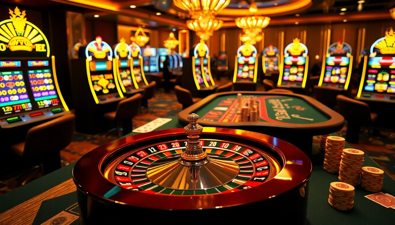 Experience high-stakes excitement at the okking casino with thrilling games and vibrant atmosphere.