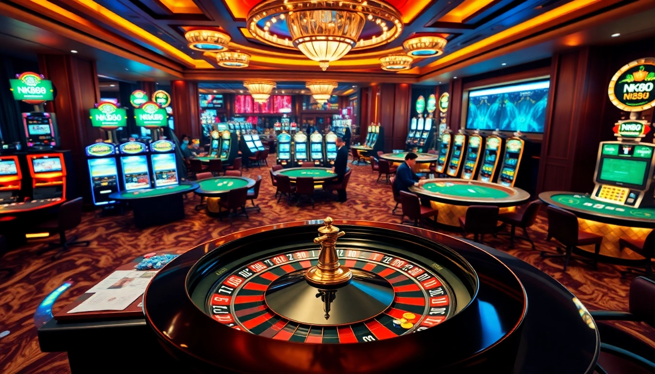 Experience the thrill of online gambling at trang chủ nk88 with vibrant casino games and betting excitement.