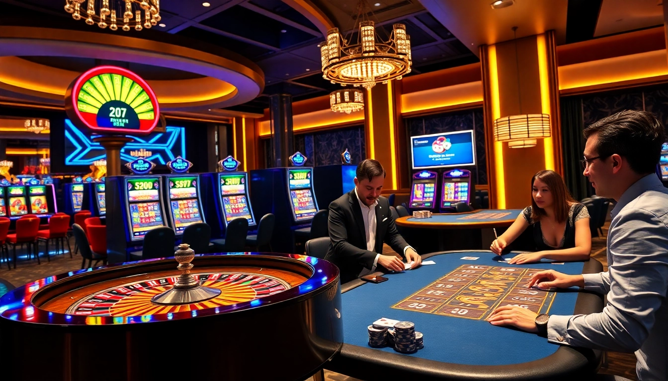 Engaging casino scene featuring captivating games at c54.gb.net.