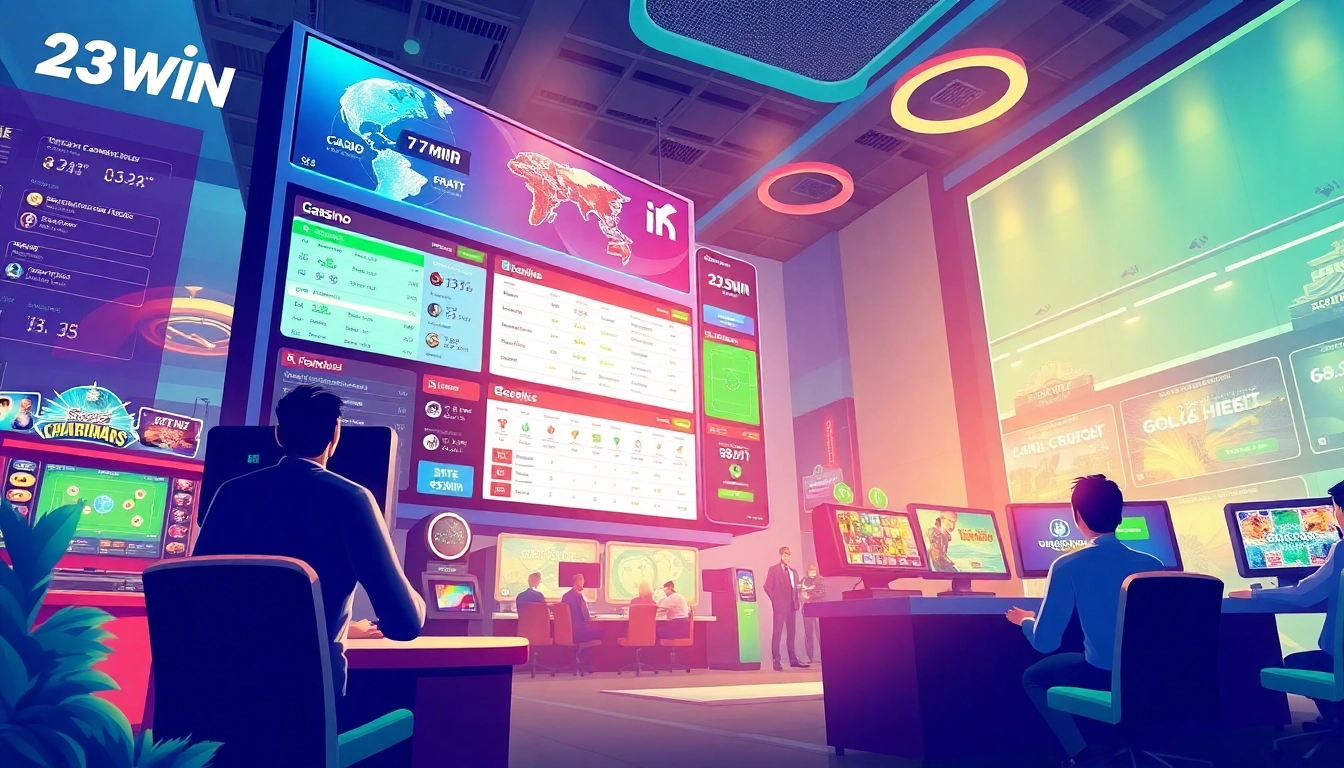 Discover the exciting world of online gambling with 23WIN's innovative gaming interface.