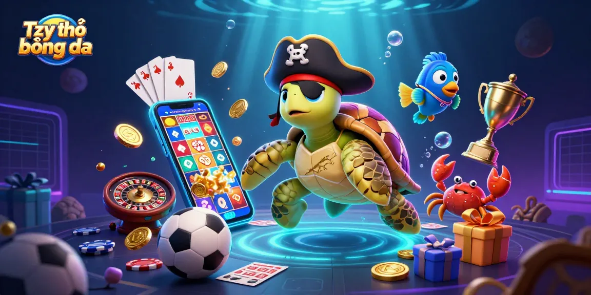 Engage with Tỷ lệ bóng đá through vibrant sports betting action and treasures in a captivating underwater scene.
