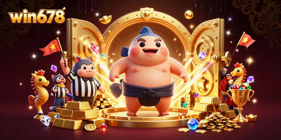 Engage in thrilling gameplay at win678 in a rich underwater casino scenario, featuring a fugu champion.